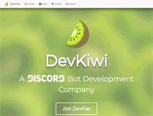 Tablet Screenshot of devkiwi.com